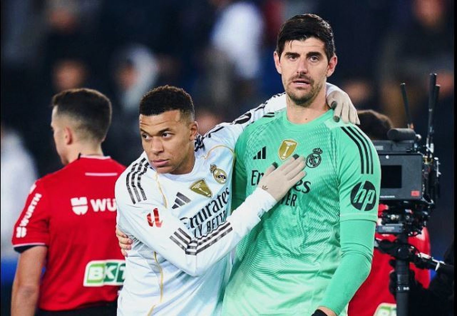 Mbappé y Courtois