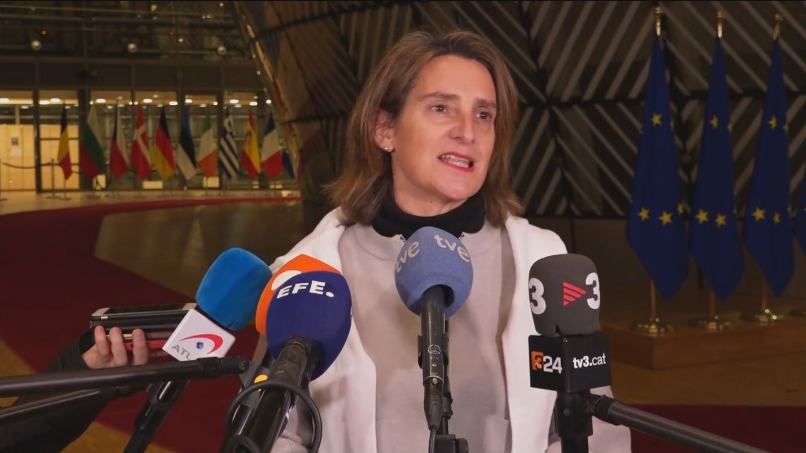 Teresa Ribera celebra la respuesta común  de la UE con el tope al precio del gas
