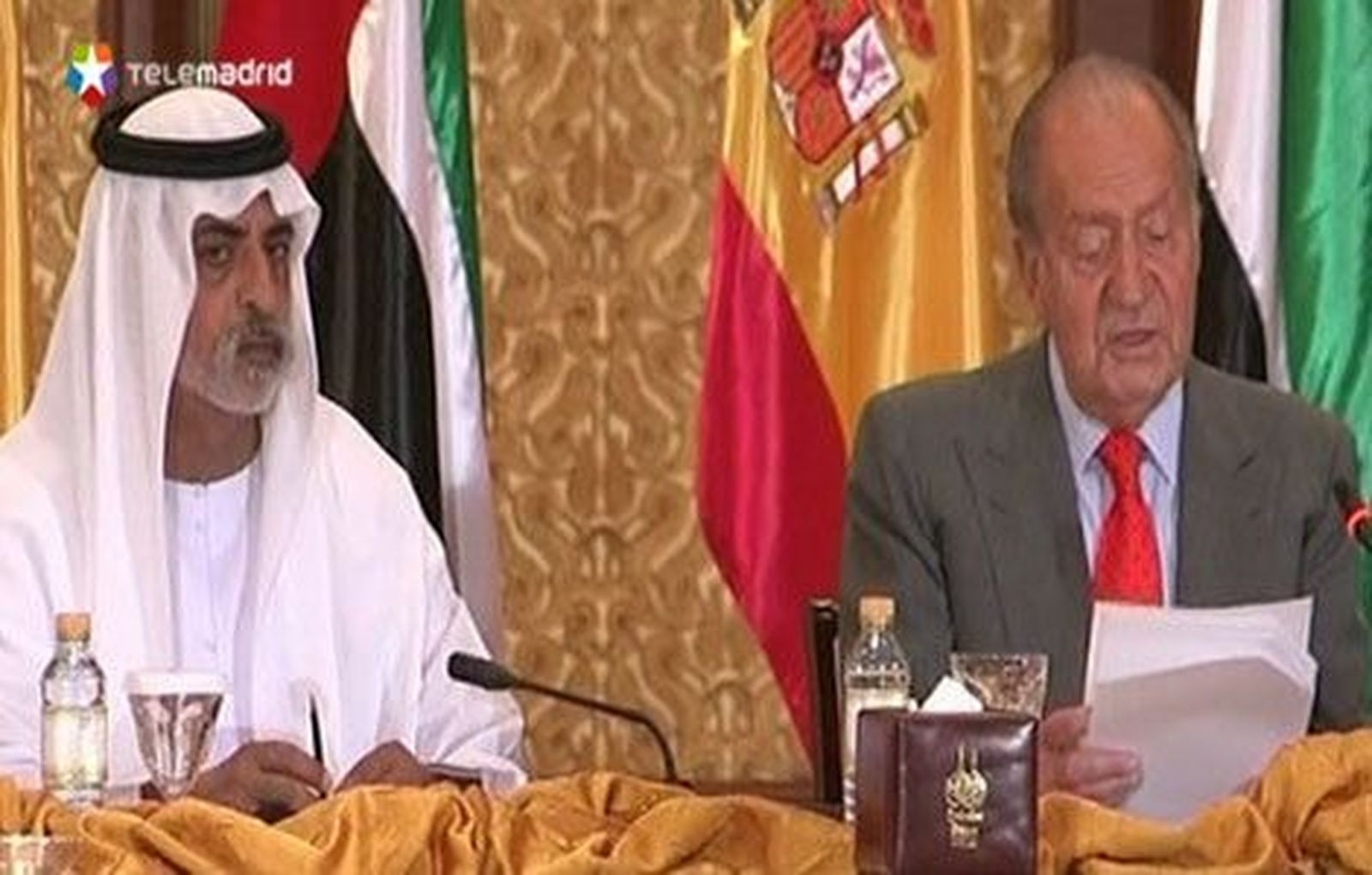 El Rey participa en un encuentro empresarial en los Emiratos Arabes