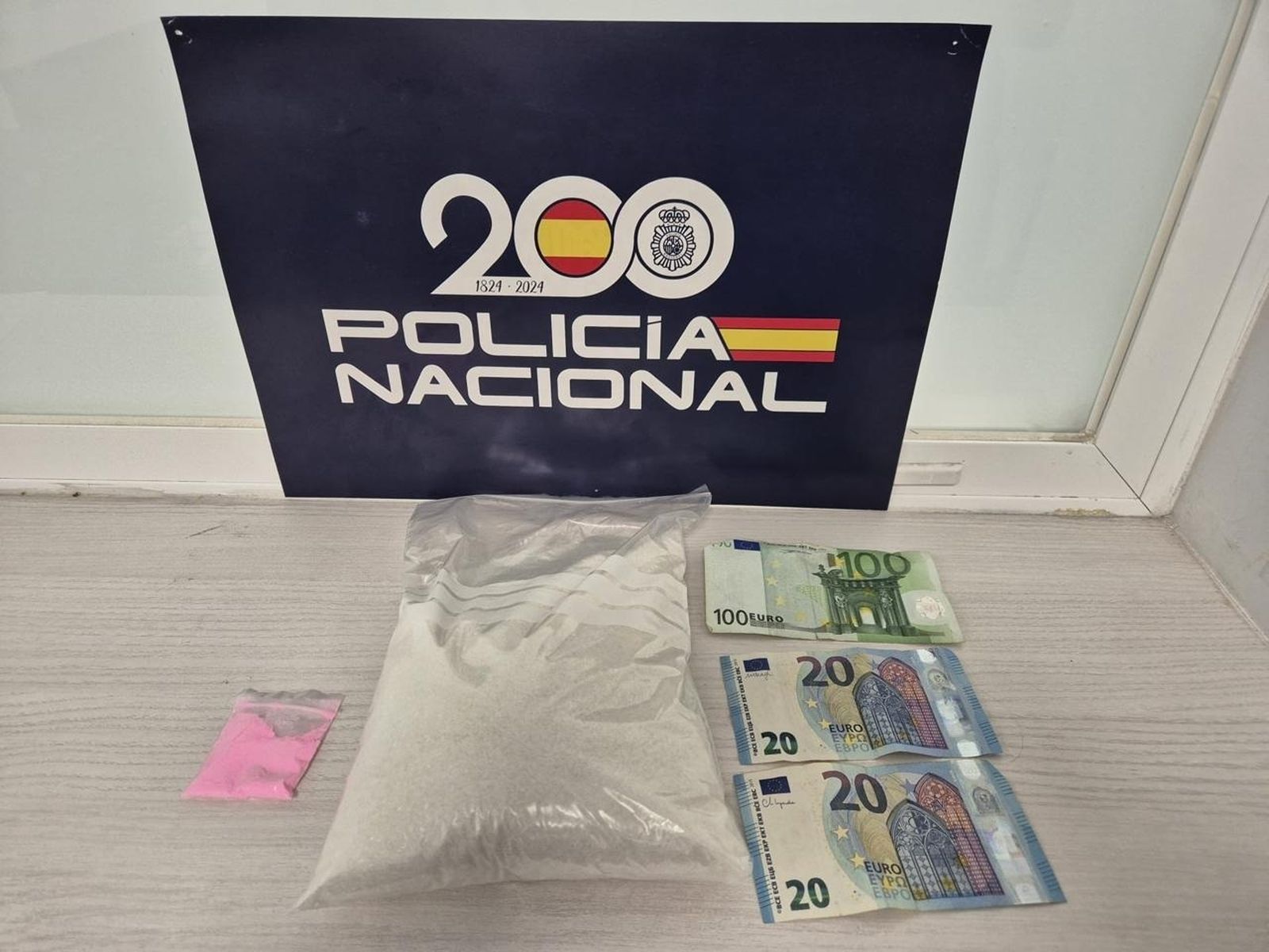Droga incautada a dos personas que viajaban a bordo de un VTC en Madrid