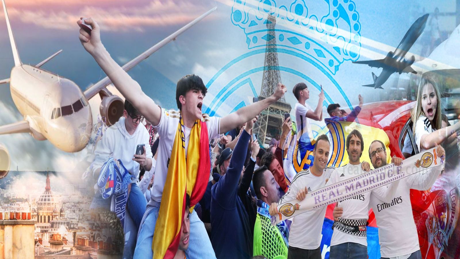Viajar a París a la final de la Champions... una odisea