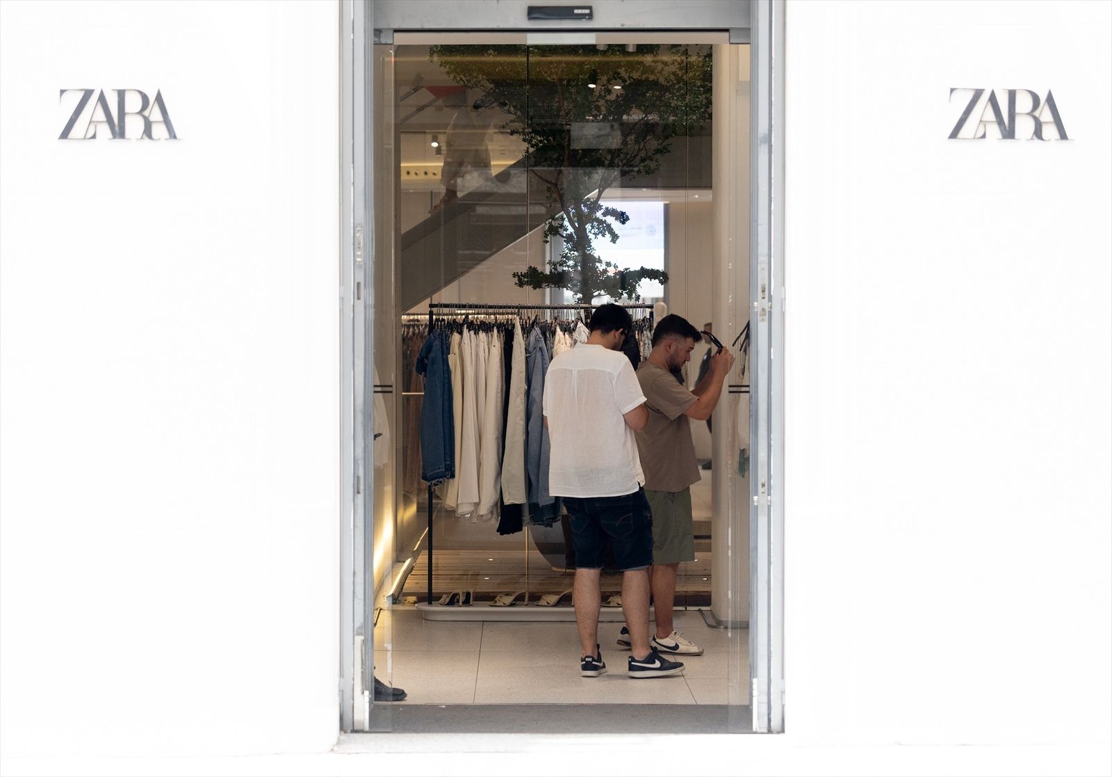 Fachada de una tienda de Zara