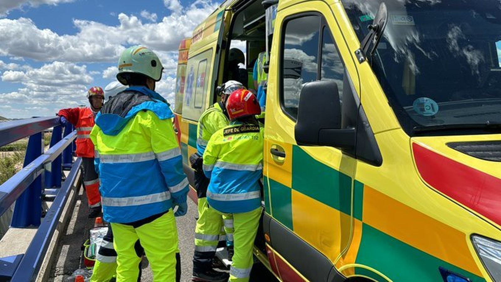 Herido grave un ciclista tras ser atropellado en la M21