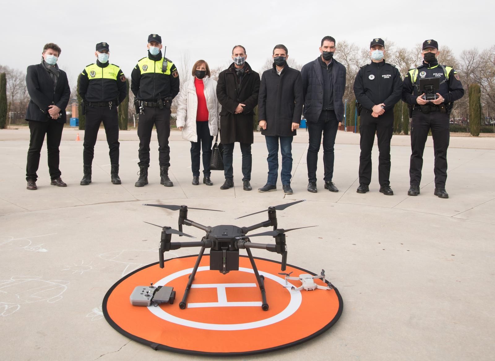 Drones de la Policía Local de Alcalá de Henares