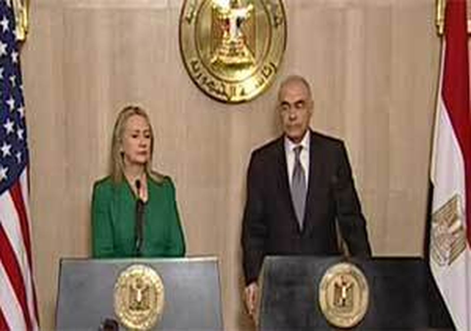 Hillary Clinton con Mursi