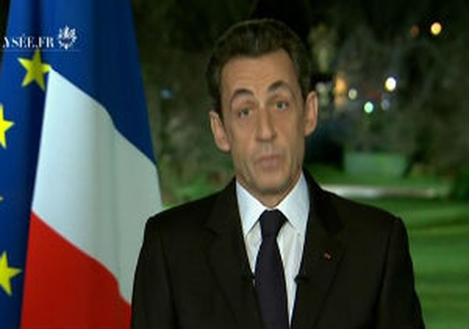 Sarkozy, mensaje