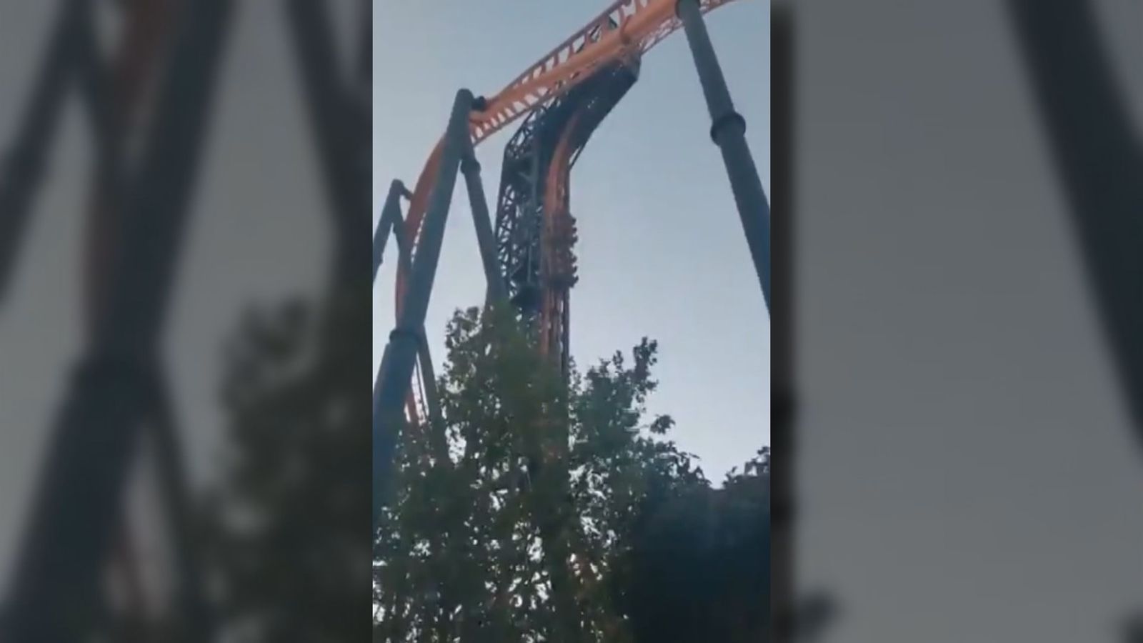 Avería en la montaña rusa del Parque de Atracciones