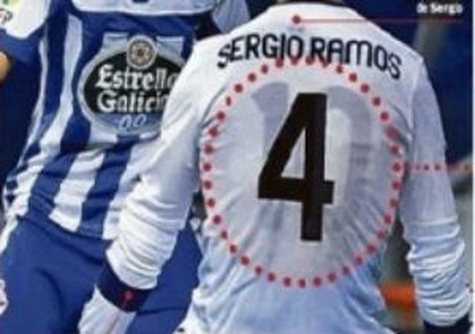Ramos y la camiseta de Ozil