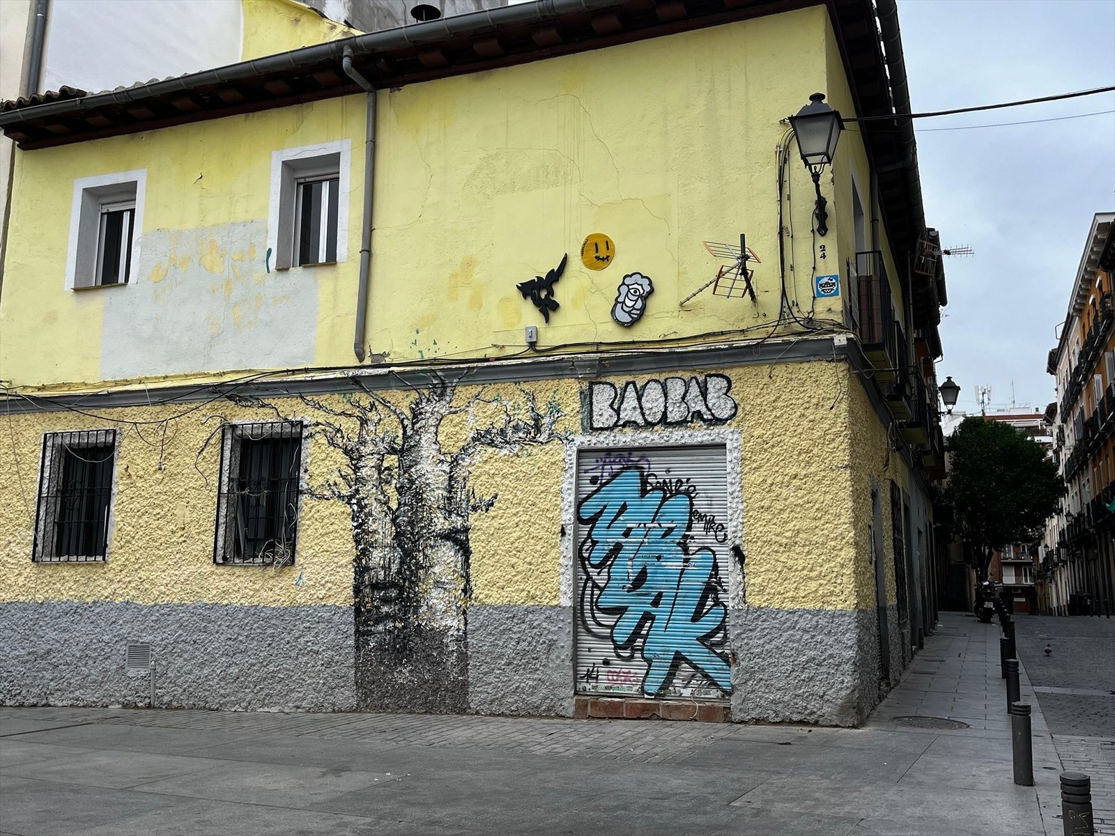 Edificio del antiguo restaurante Baobab, en Lavapiés