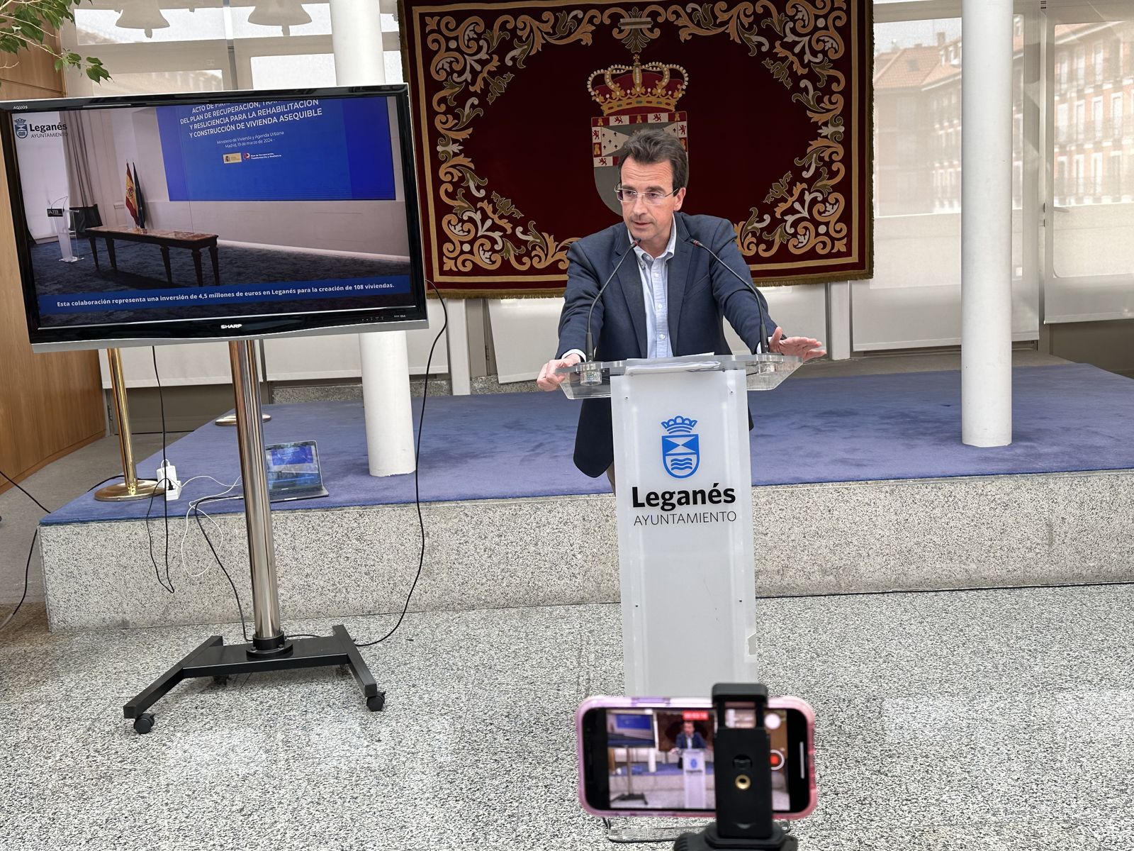 Miguel Angel Recuenco, alcalde de Leganés