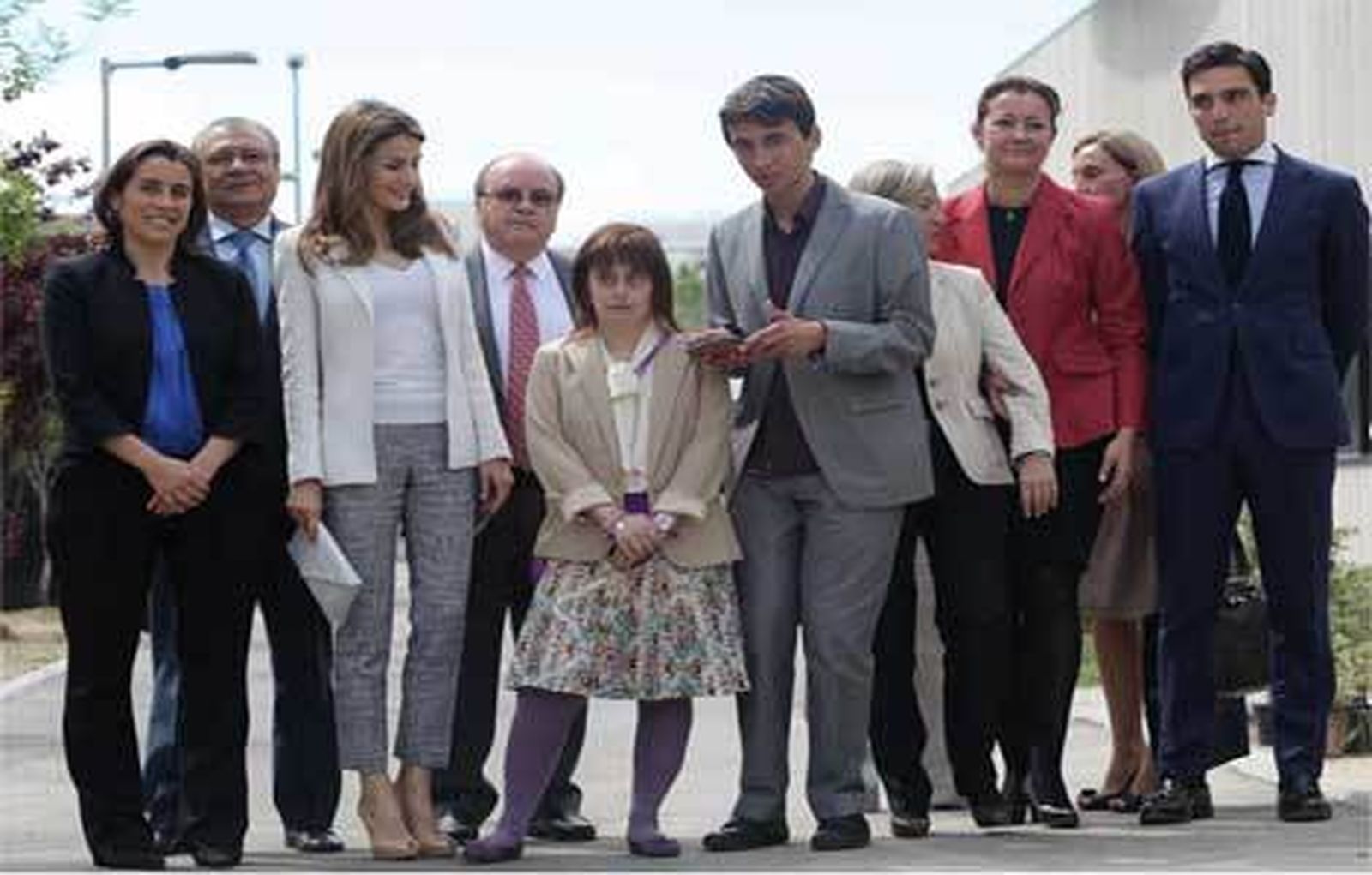 La princesa de Asturias Inaugura un centro para discapacitados intelectuales en Las Tablas
