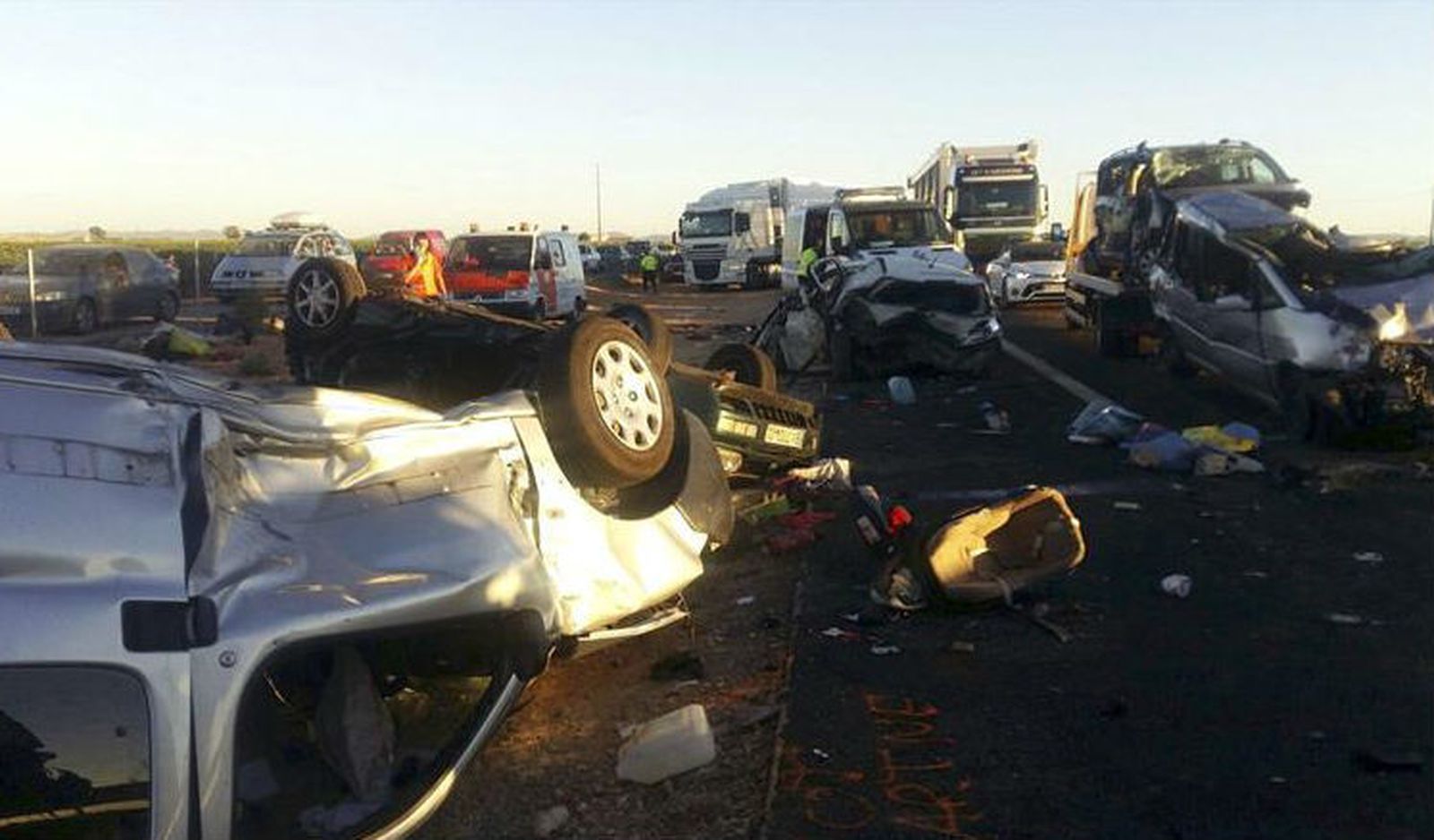 Accidente en la A-4
