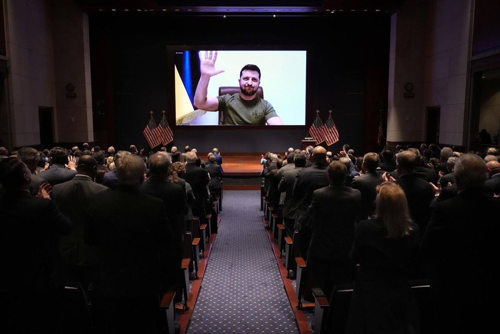 Zelenski, ante el Congreso de EEUU