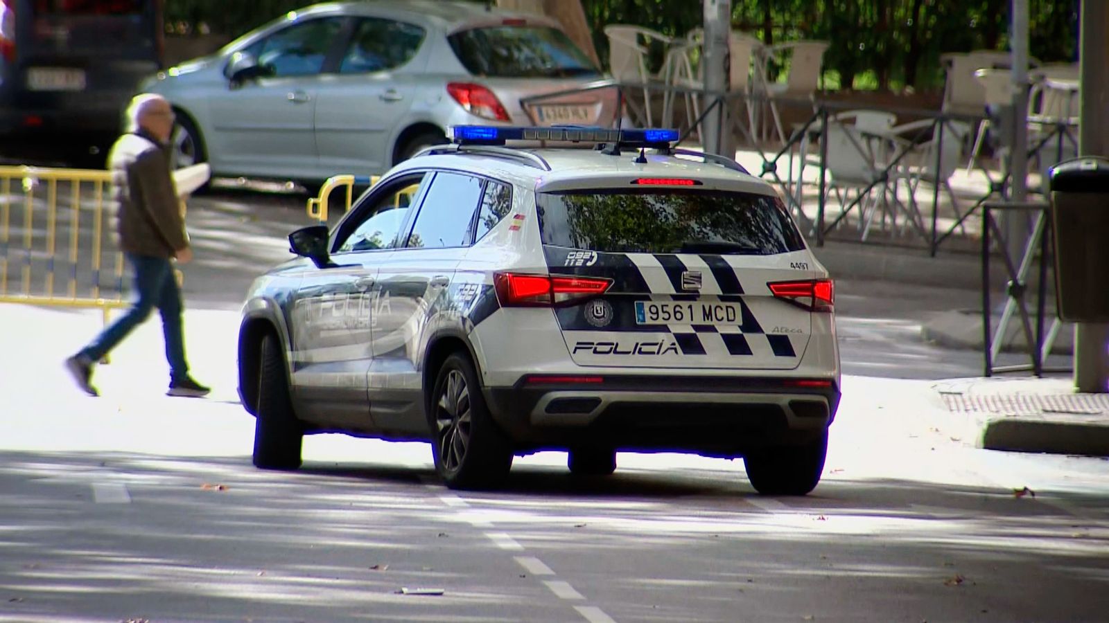 Un vehículo de la Policía Municipal de Madrid