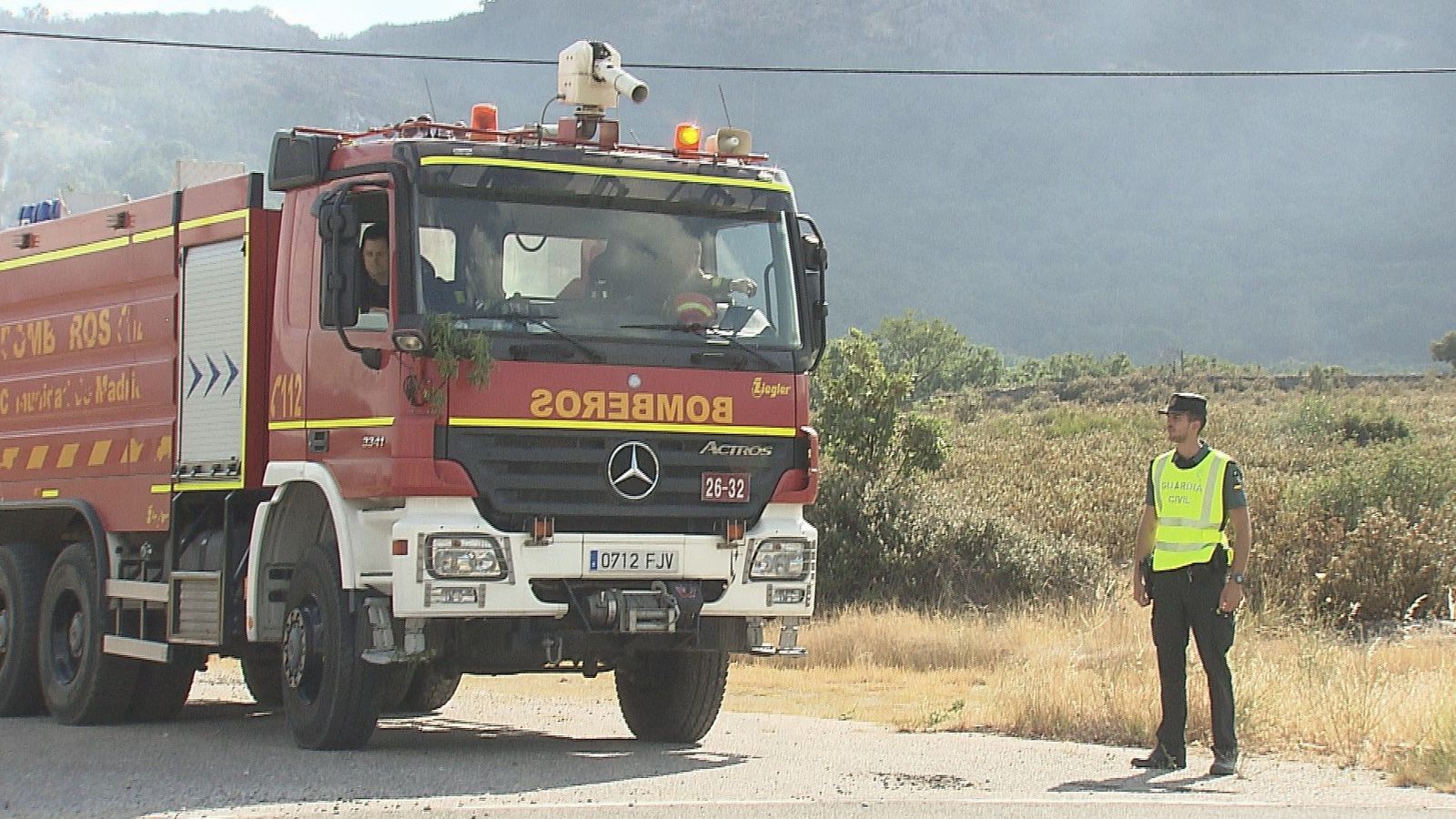El incendio de Navalafuente pudo ser intencionado