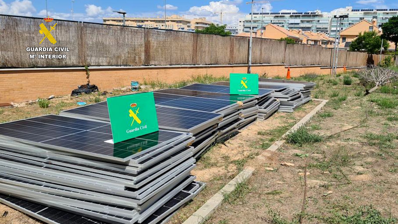 Cae una banda dedicada al robo de placas solares