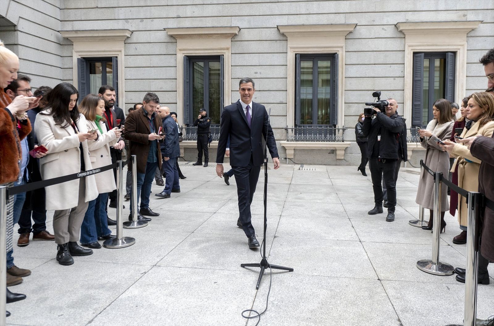 El presidente del Gobierno, Pedro Sánchez