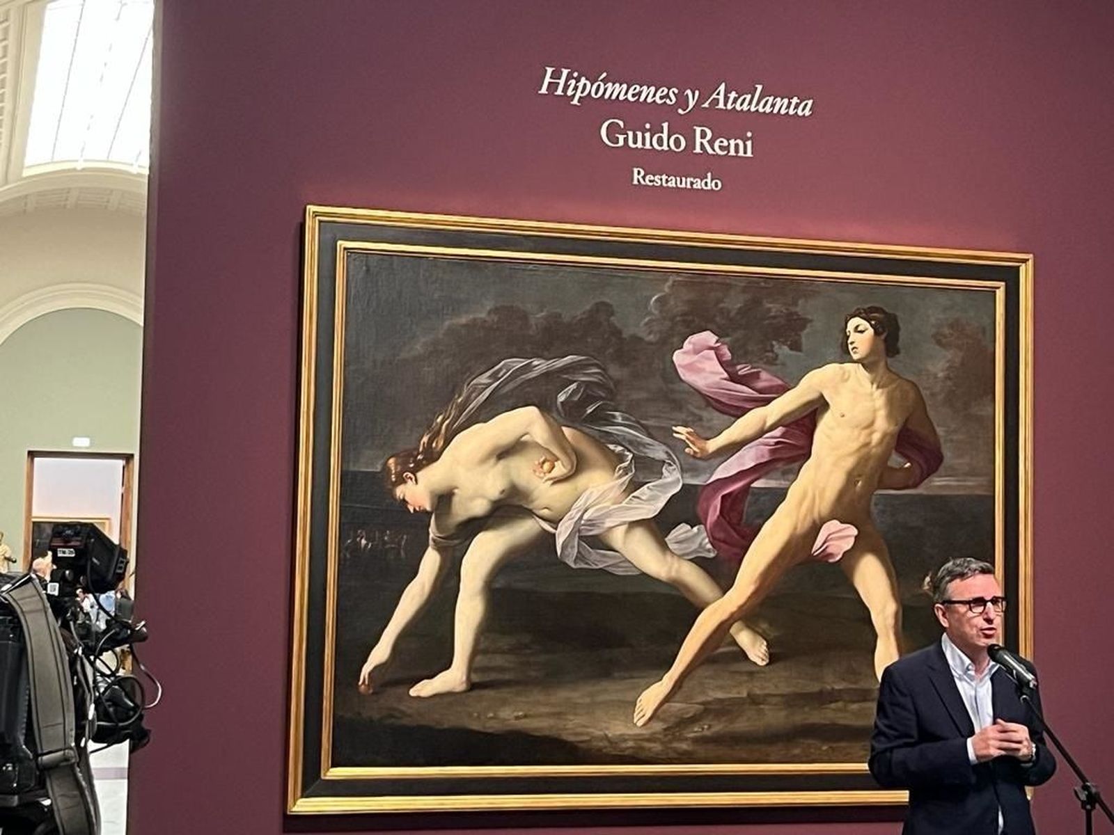 El Museo del Prado restaura la luminosidad de 'Hipómenes y Atalanta'