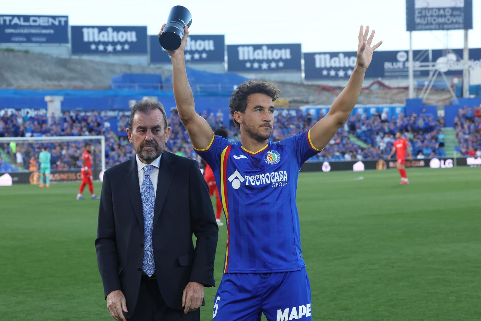 Ángel Torres y Luis Milla