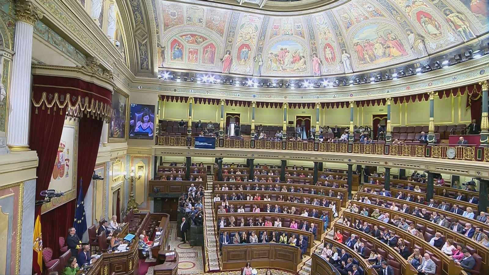 El hemiciclo tras la votación