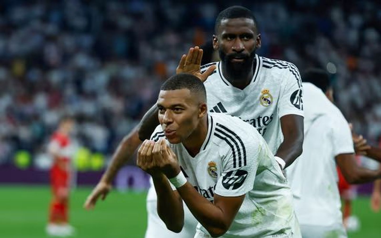 Rudiger y Mbappé