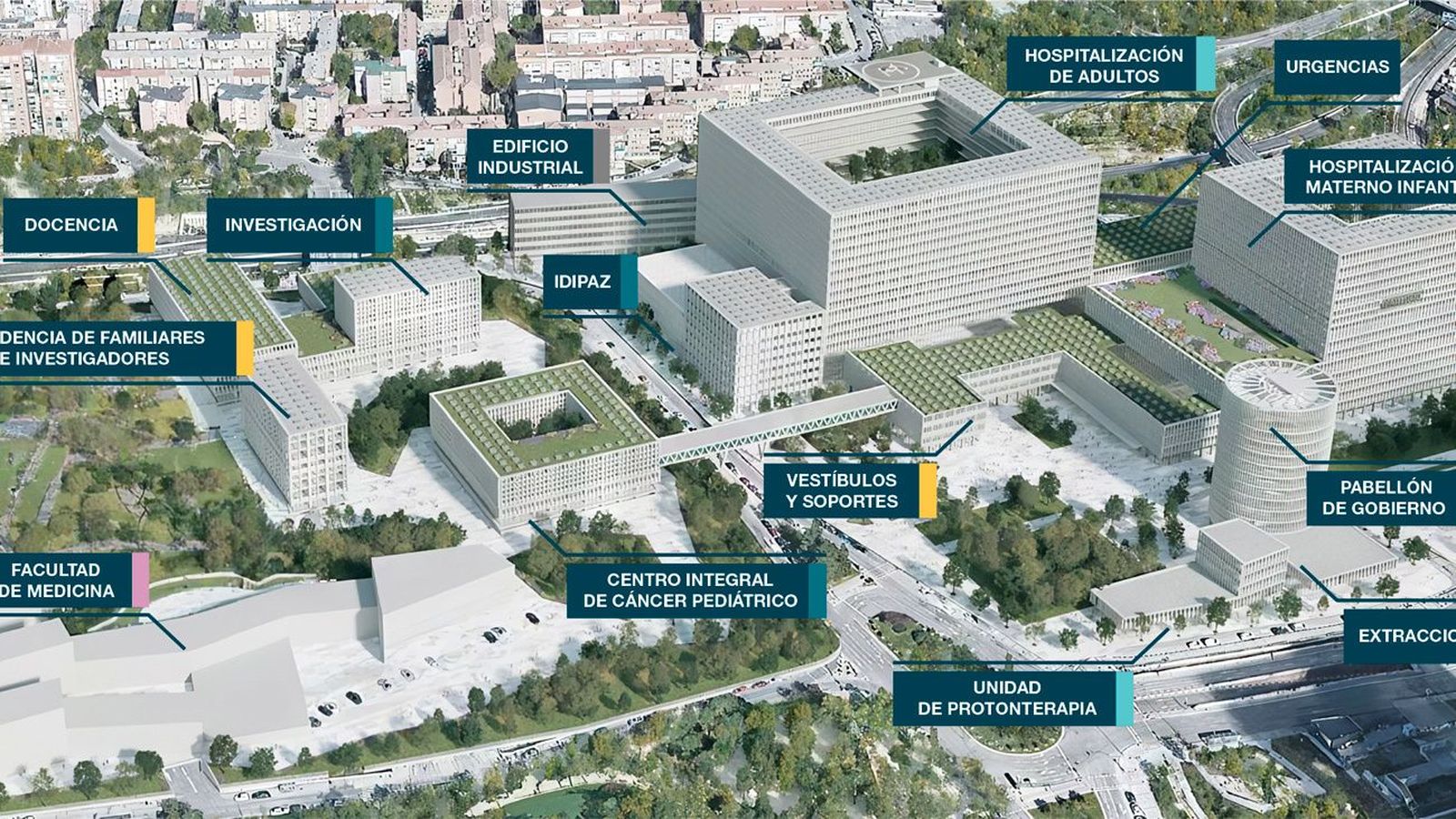 La Ciudad de la Salud de Madrid comienza sus obras a finales de este año