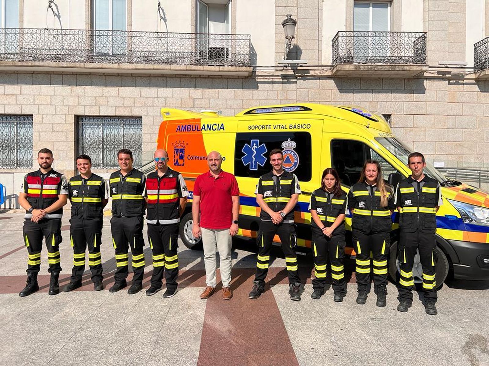 Presentación del servicio de ambulancia de Colmenar Viejo