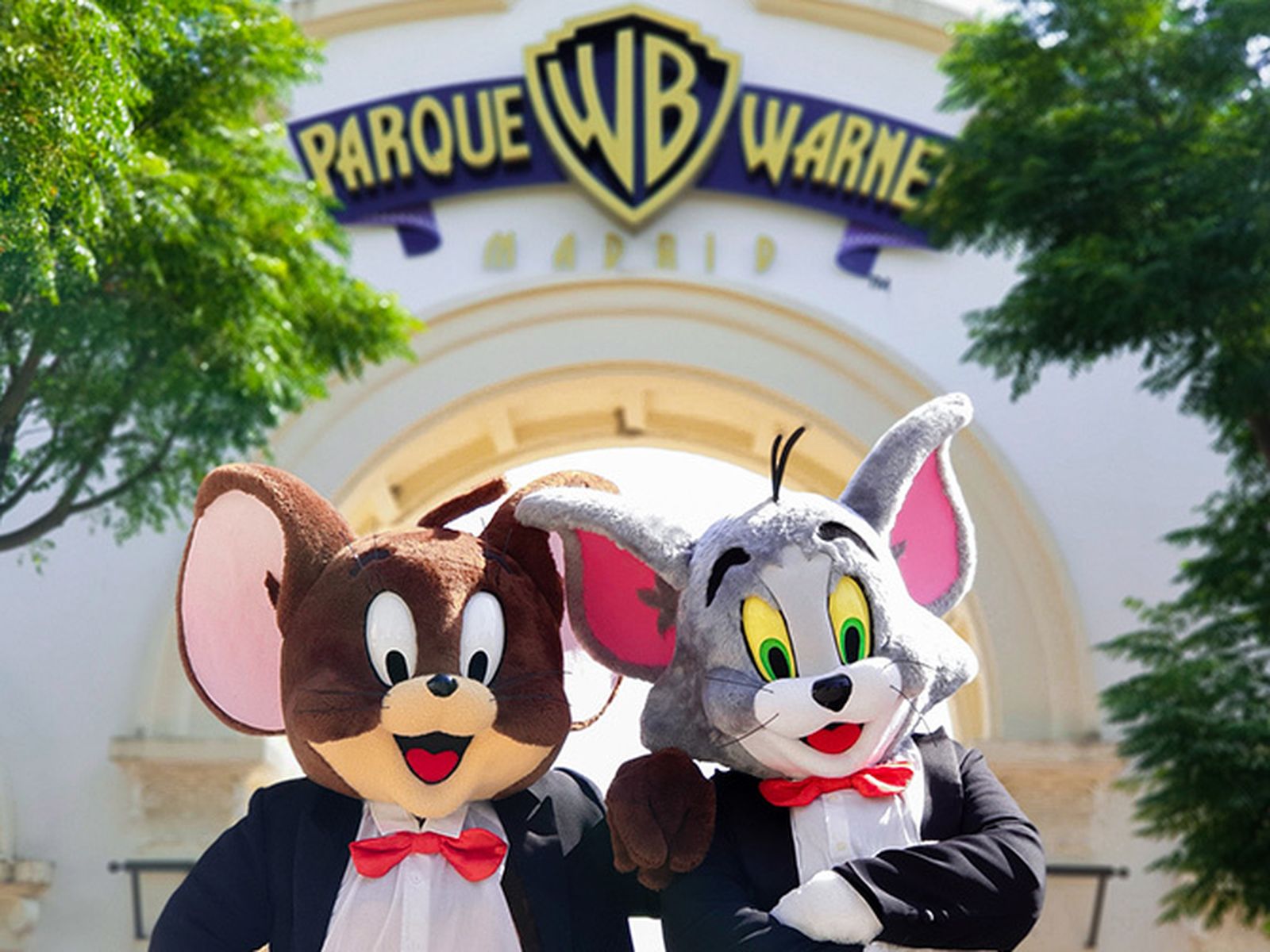 Tom y Jerry en el Parque Warner de Madrid