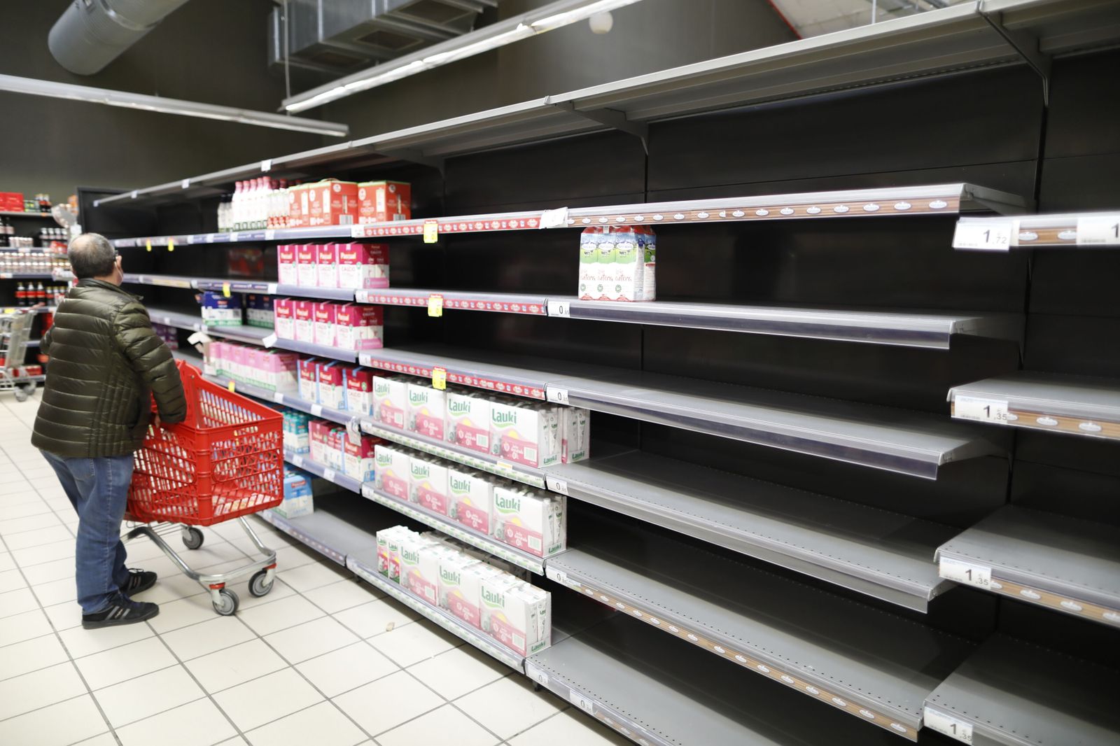 Los 10 alimentos que más faltan en los supermercados