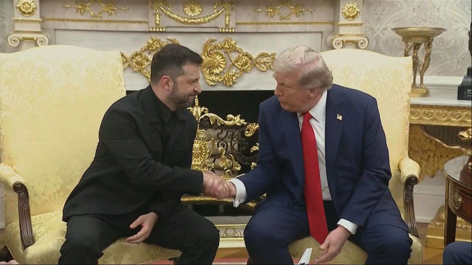 Ursula Von der Leyen y 6 líderes europeos arropan a Zelenski en su reunión con Trump