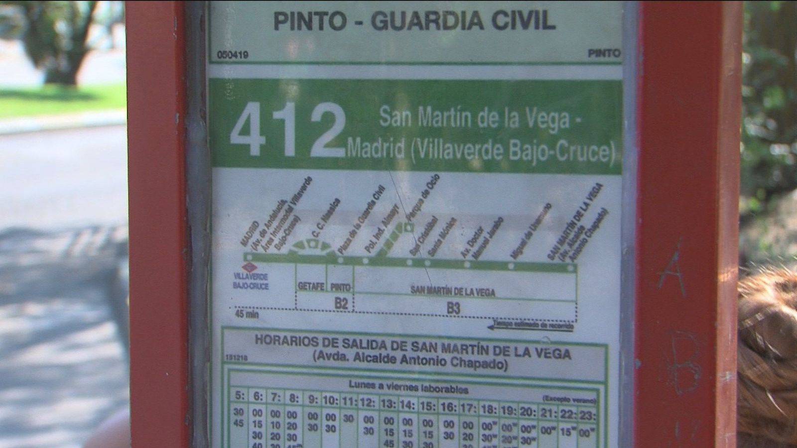 Vecinos de Pinto y San Martín de la Vega denuncian problemas con un autobús