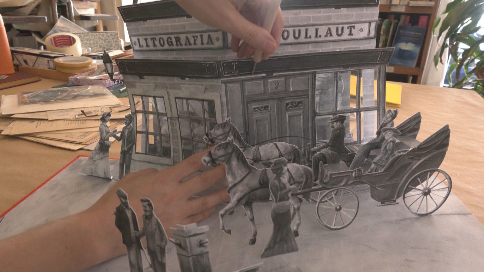 El arte de dar vida al papel en Madrid