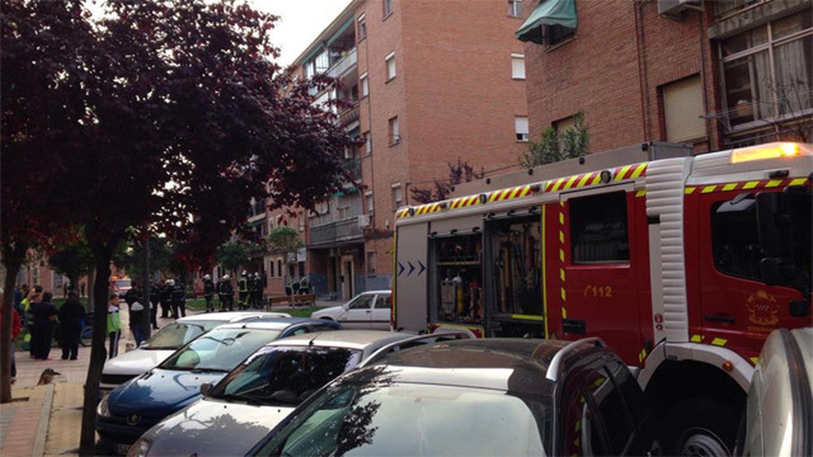 Incendio en una vivendia en Getafe
