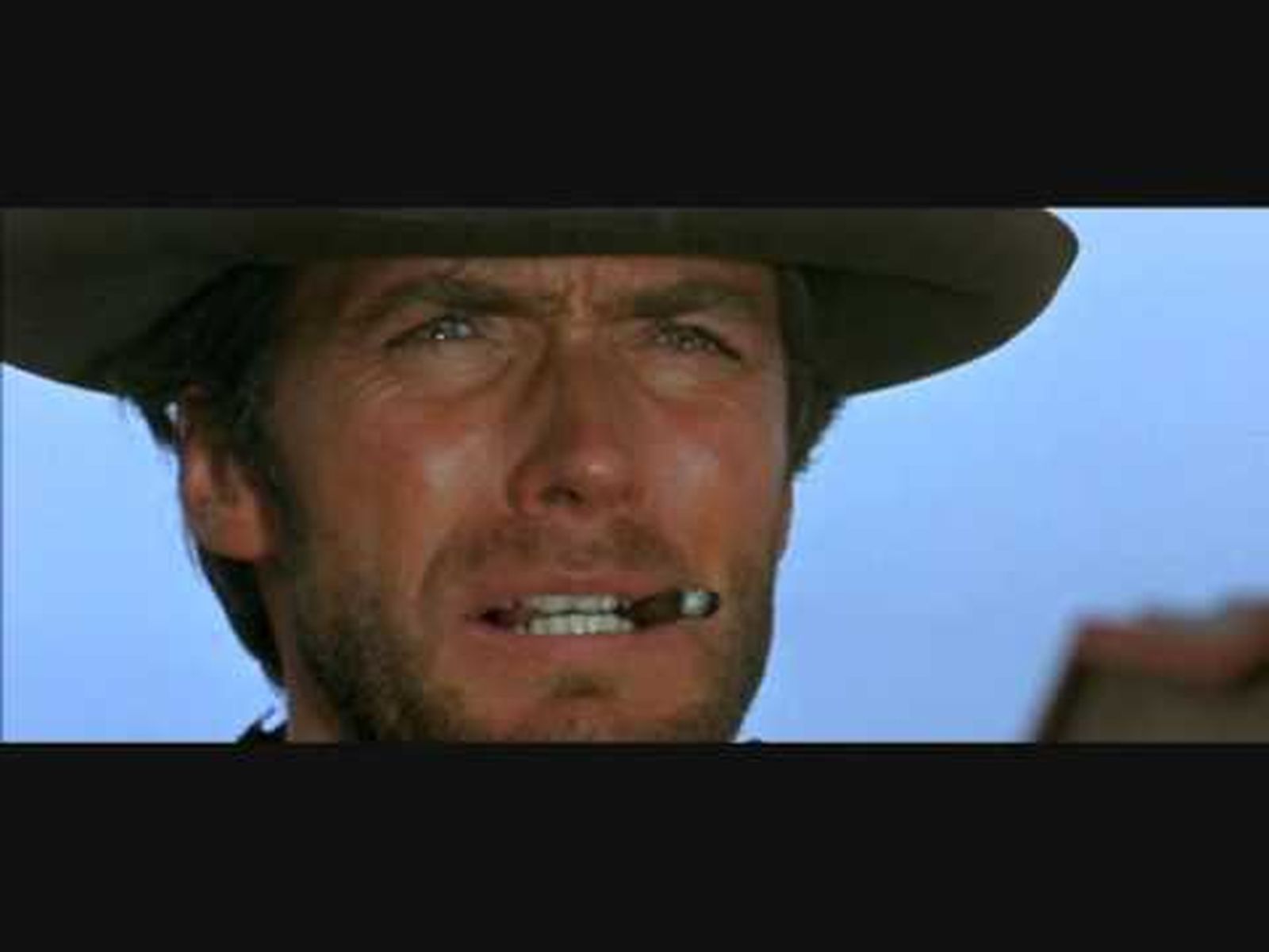 Clint Eastwood en 'Por un puñado de dólares'