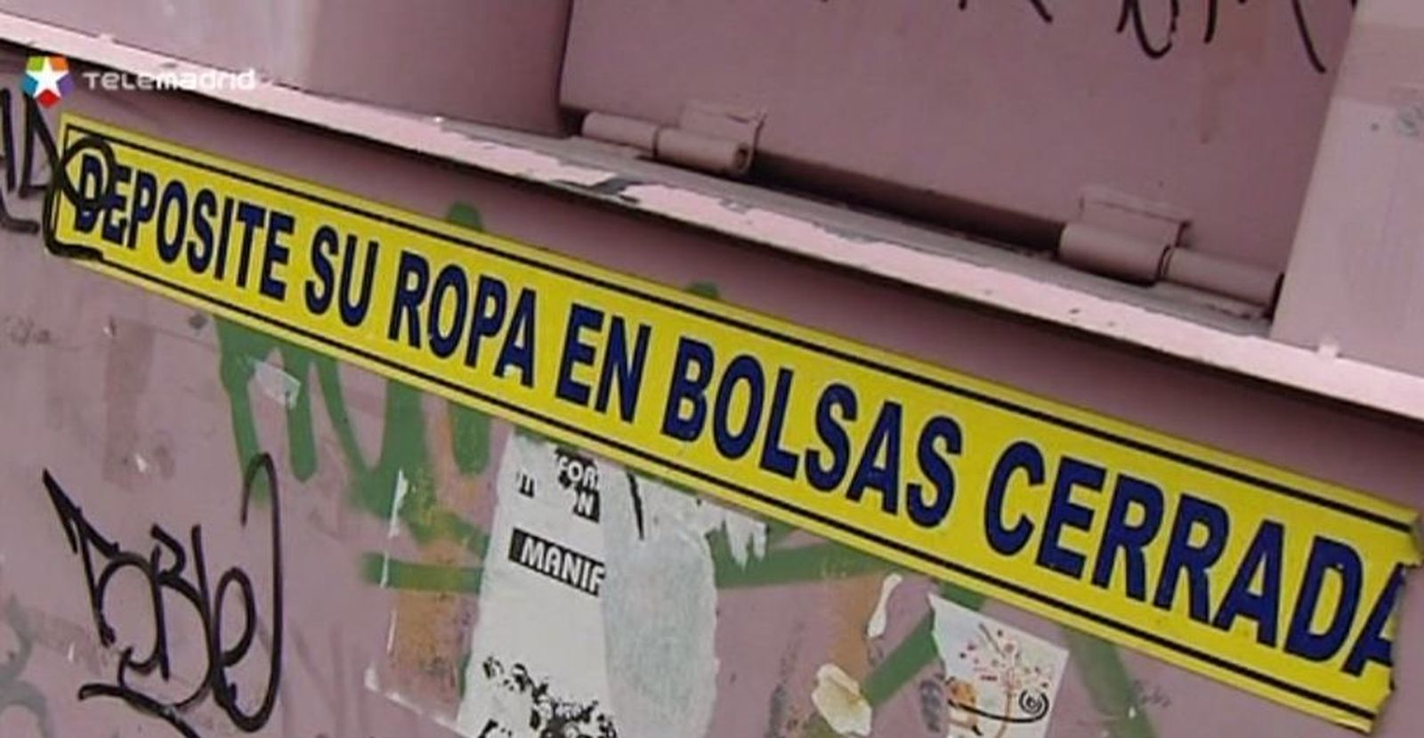 El fraude de los contenedores falsos de ropa