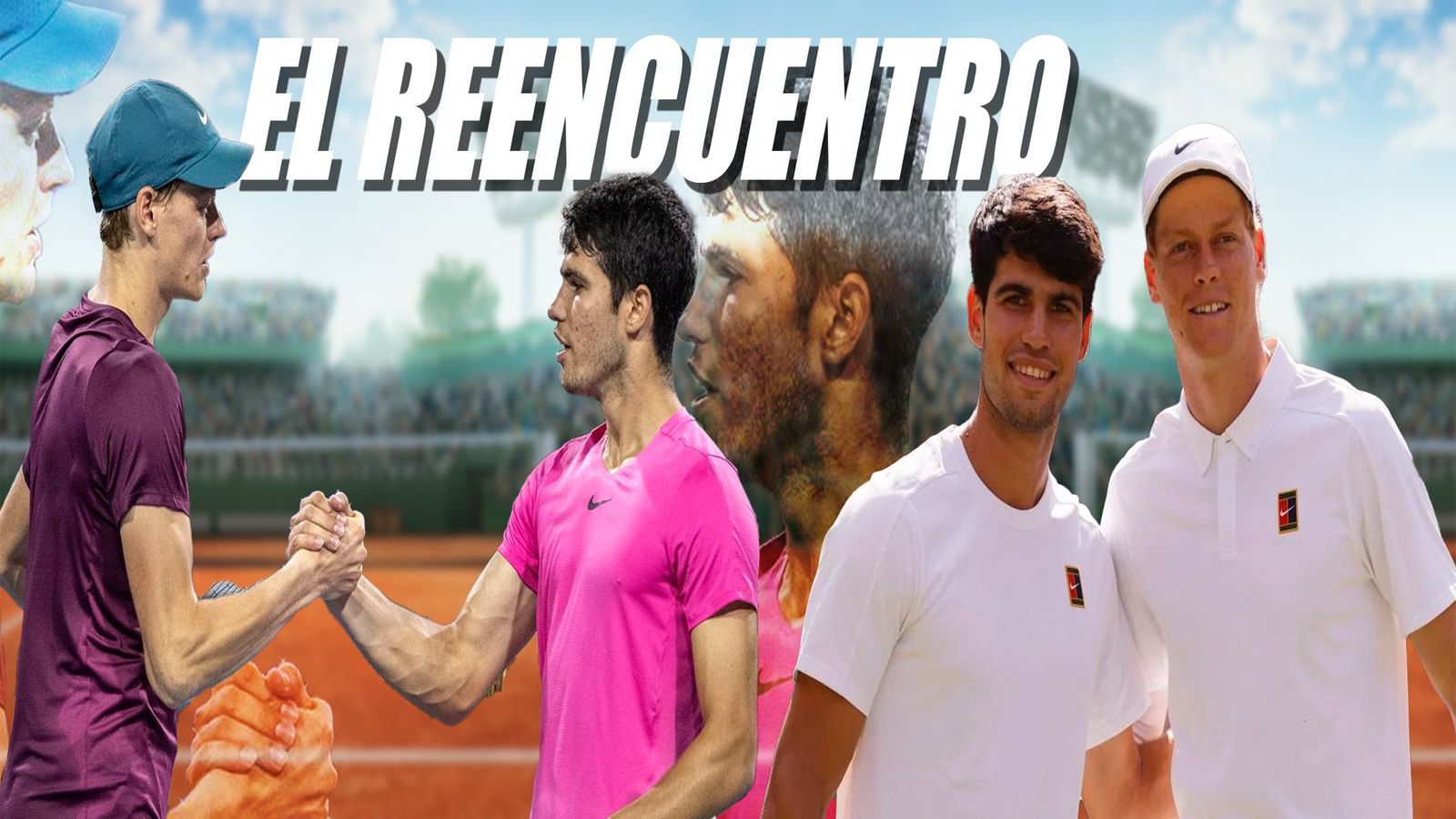 El cariñoso reencuentro de Alcaraz con Sinner