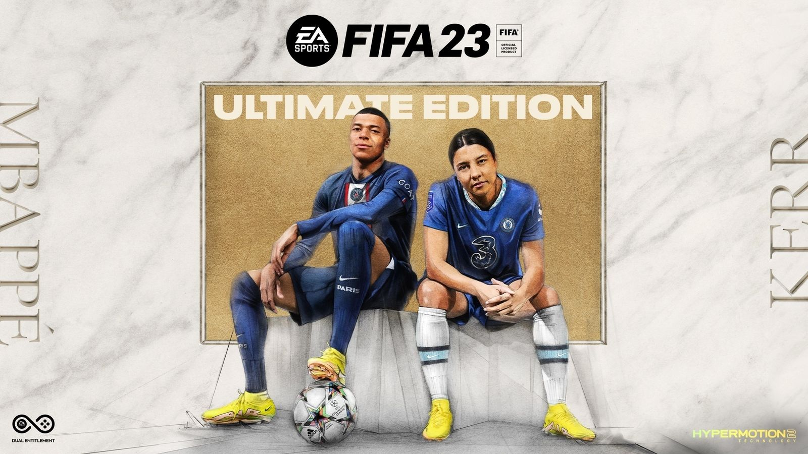 Kylian Mbappé y Sam Kerr