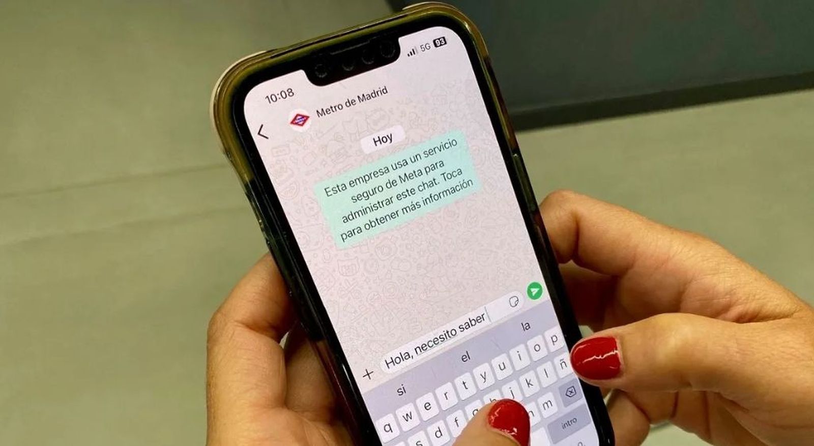 El chat de Whatsapp de Metro de Madrid atiende más de 1.700 consultas al día