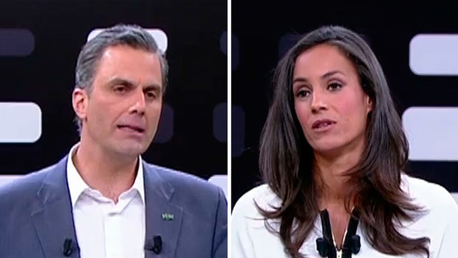 Javier Ortega Smith y Begoña Villacís