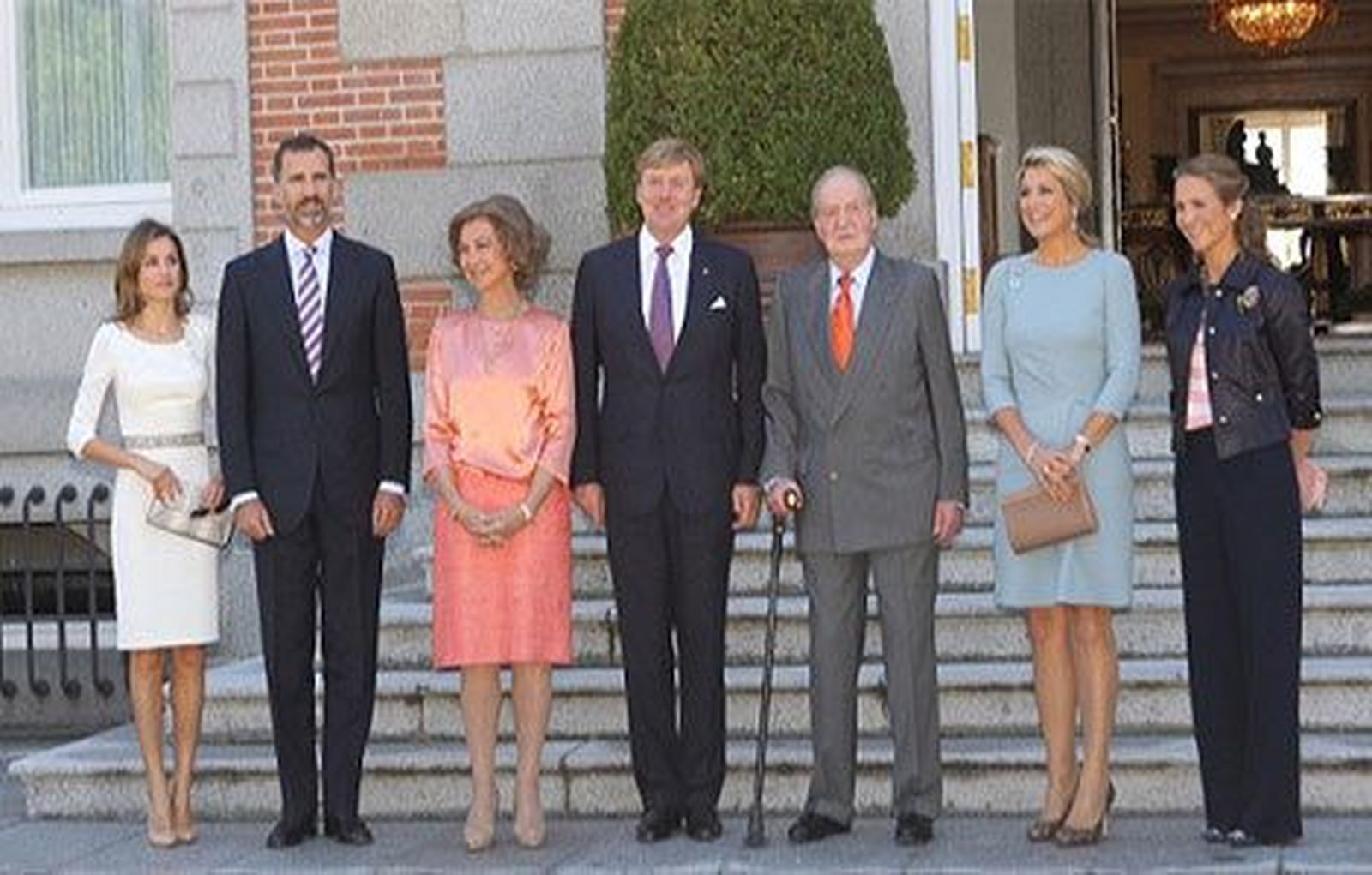 Guillermo y Máxima de Holanda almuerzan en Zarzuela