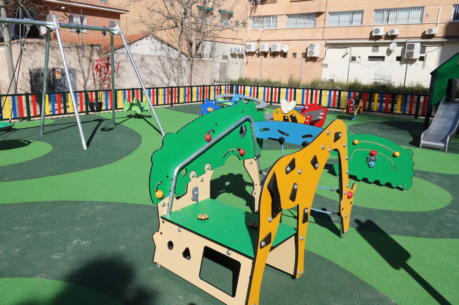 Área infantil en el Parque de Cataluña
