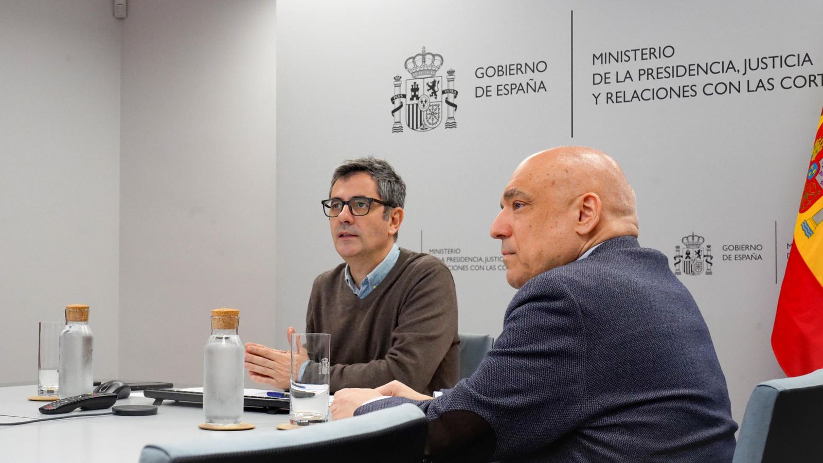 Bolaños se reúne con los partidos políticos para tratar ayudas de la DANA