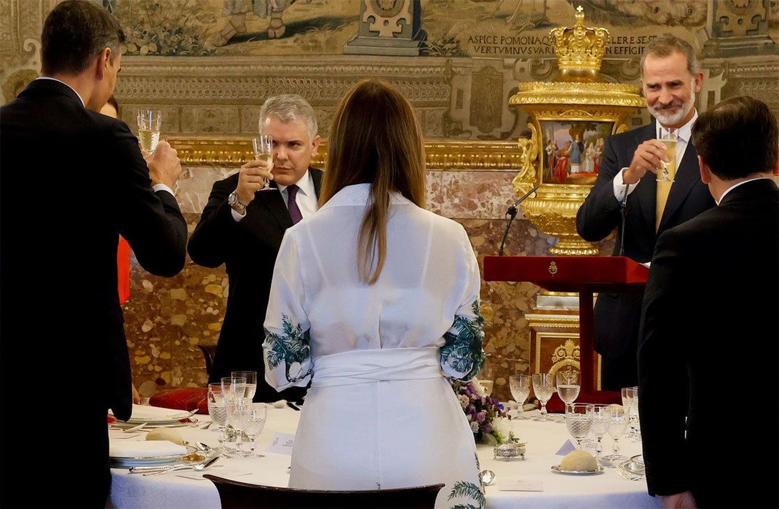 El Rey y el presidente de Colombia reivindican los "vínculos indisolubles" entre los dos países