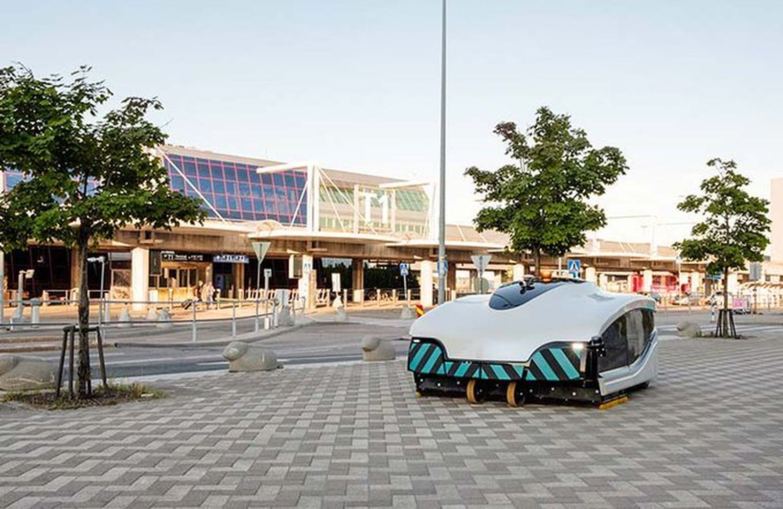 Robot limpiando las calles