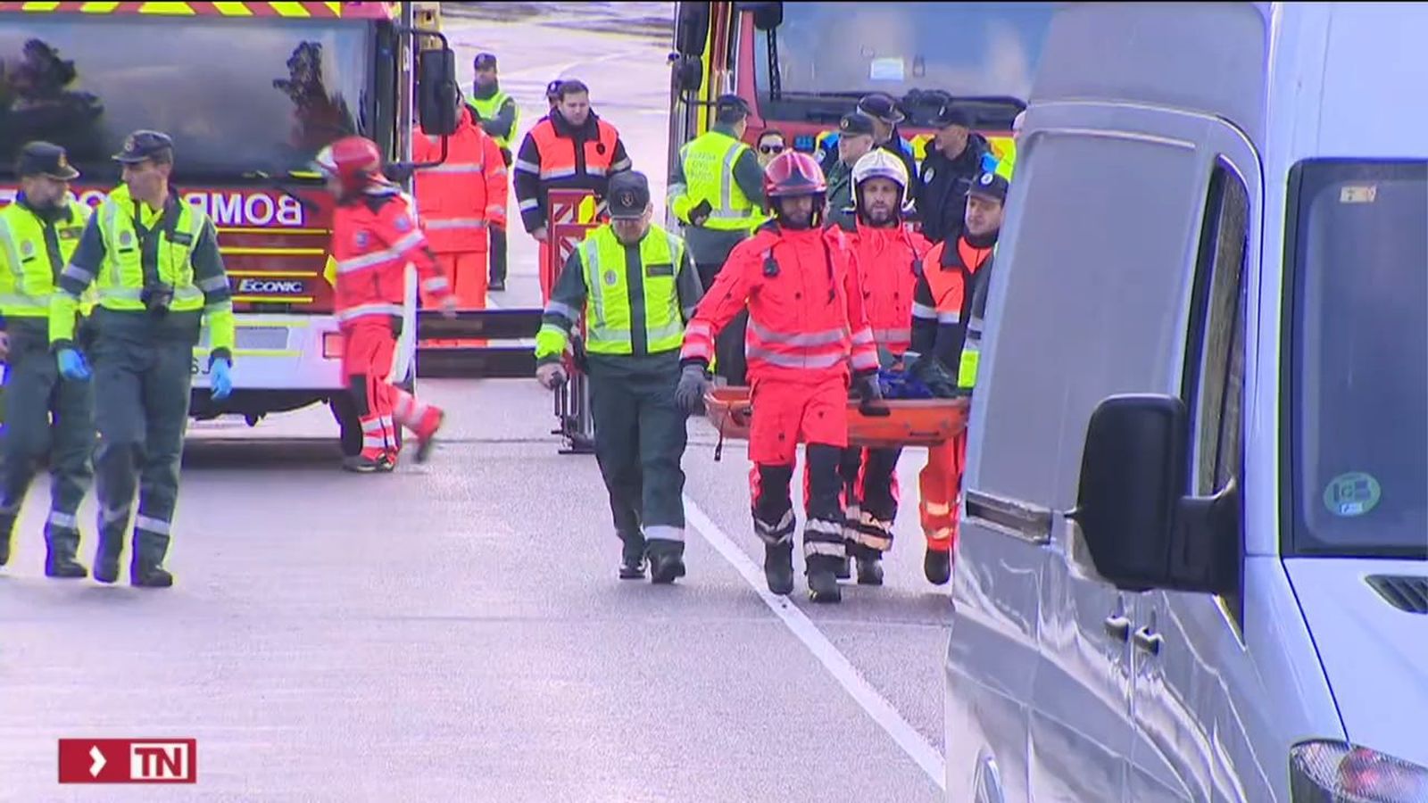 6 muertos en el accidente de bus de Pontevedra
