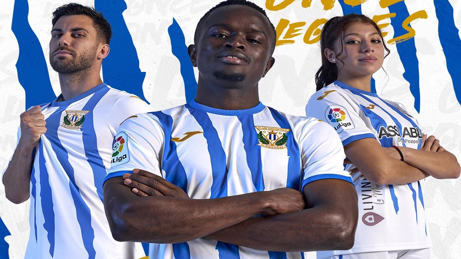El Leganés homenajea al 'Once leones' en su nueva equipación