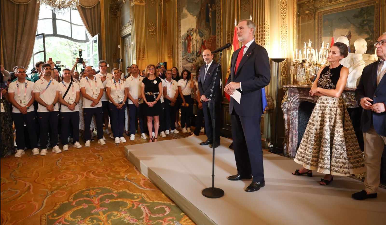Los reyes muestran su apoyo al equipo olímpico y la "ilusión de todos por verlos triunfar"