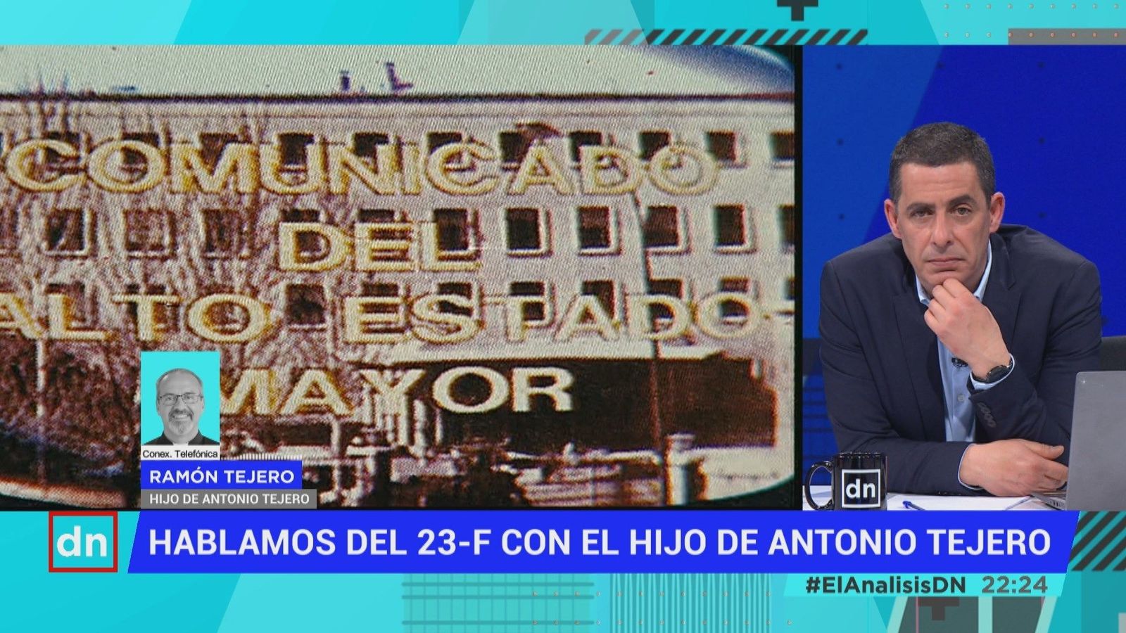 Ramón Tejero, hijo de Antonio Tejero, sobre la desclasificación de papeles del 23-F: "Me gustaría que se desclasificase todo"