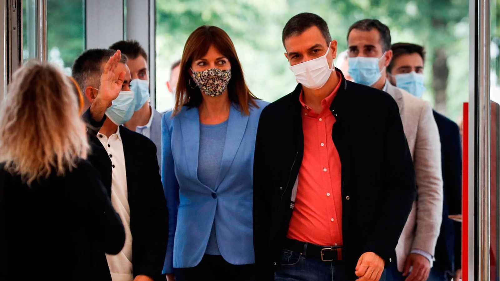 Pedro Sánchez se une a la campaña electoral del PSE