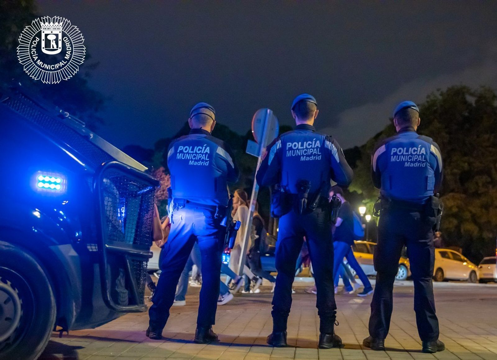 Varios agentes de la Policía Municipal de Madrid